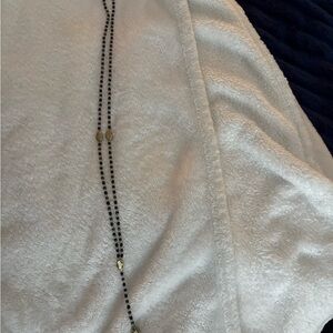 Elegant Black and Gold Beaded Necklace